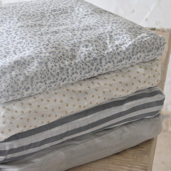 סט מצעים זוגי פרחים/ משבצות/פסים