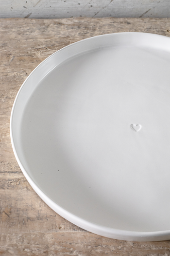 צלחת הגשה לב