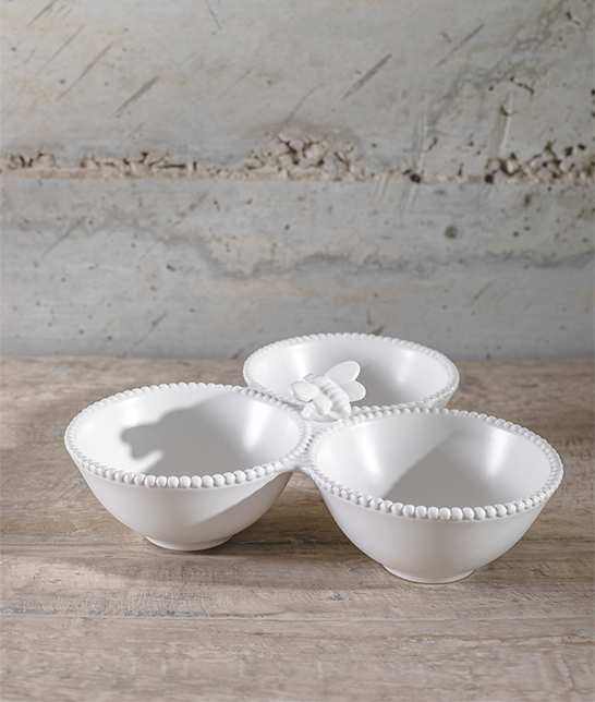 קערית דבורה שלישייה