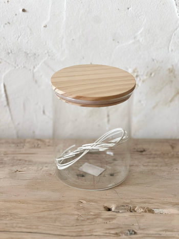 כלי אחסון מזכוכית דקה