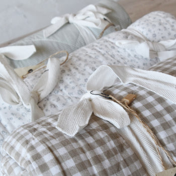 100X100 שמיכת עגלה קוילט בשמונה צבעים ודוגמאות