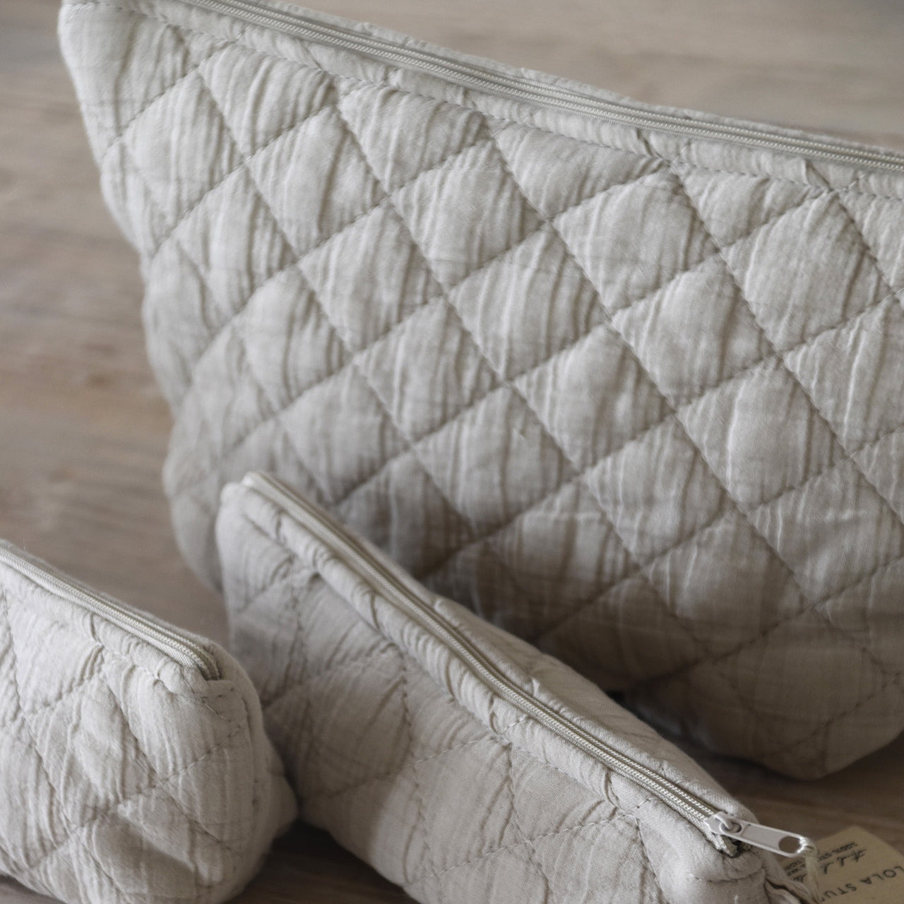 תיק רחצה / קלמר גדול קוילט