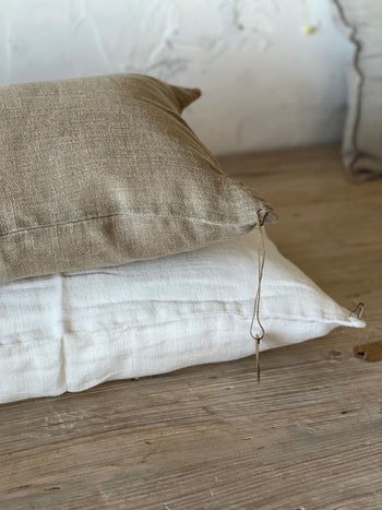 30X50 כרית פשתן גס