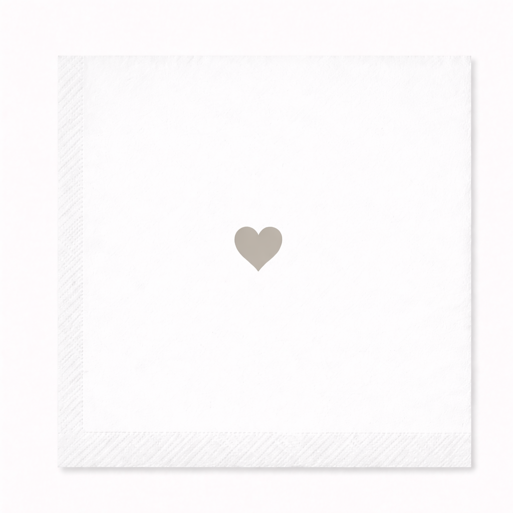 מפיות נייר לב מיני מוקה