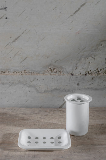 כוס מברשת שיניים אמייל