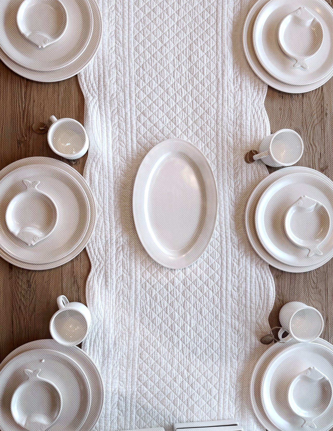 צלחת אובלית גדולה