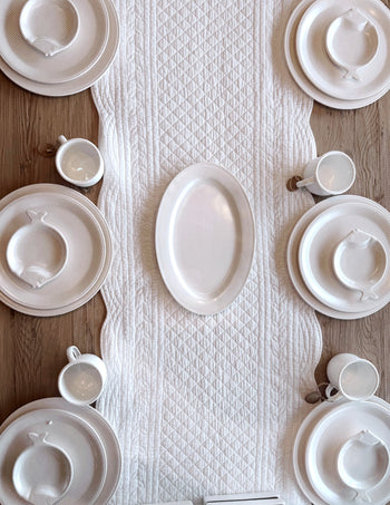 צלחת אובלית גדולה