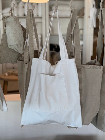 תיק כתנה כיס קדמי