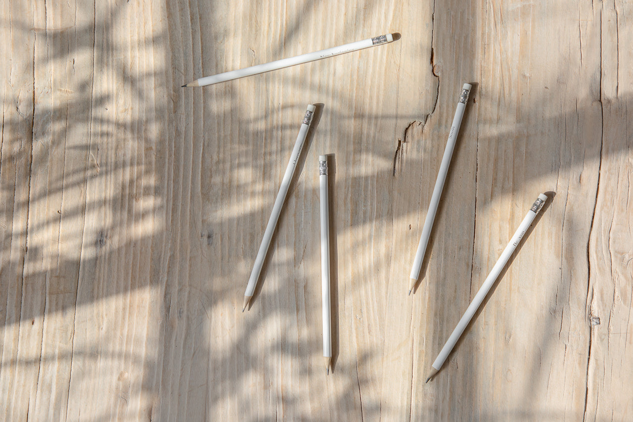 מארז חמישה עפרונות כיתובים