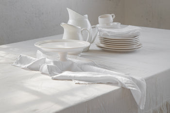 מגבת מטבח רקומה מפשתן