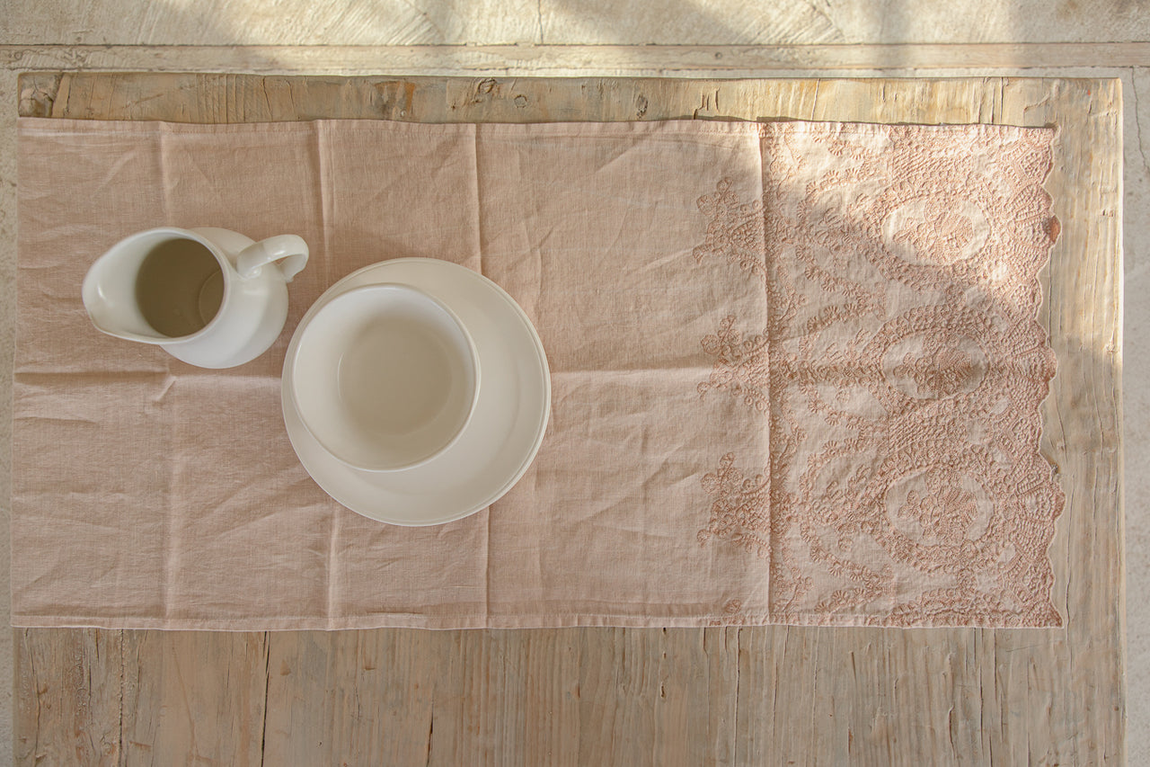 ראנר פשתן רקום