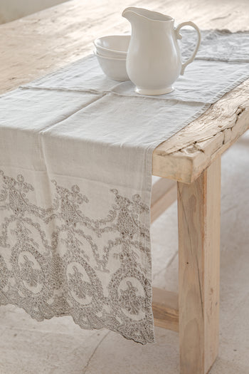 ראנר פשתן רקום