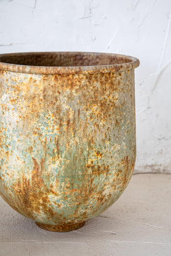 כד פח חלודה בארבע מידות