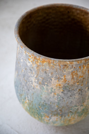 כד פח חלודה בארבע מידות