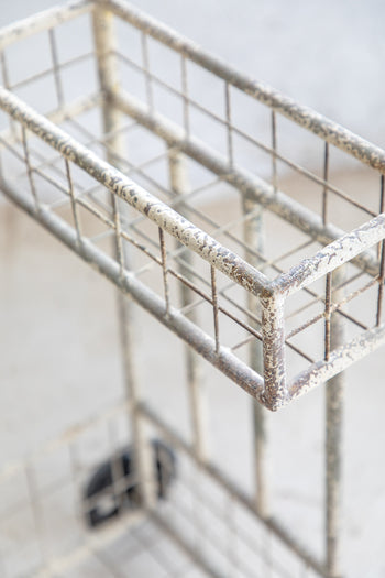 עגלת ברזל 4 גלגלים