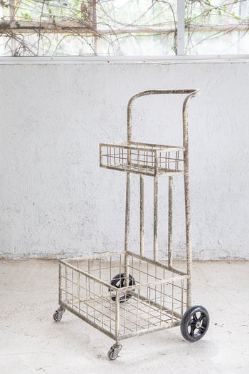 עגלת ברזל 4 גלגלים