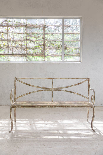 ספסל מתכת איקס