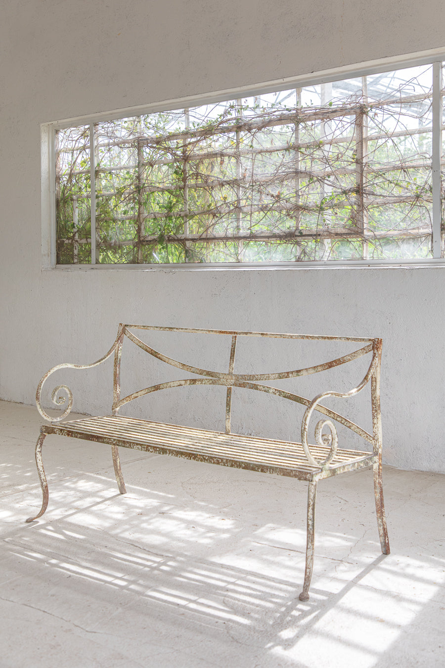 ספסל מתכת איקס