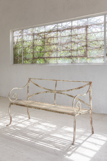 ספסל מתכת איקס