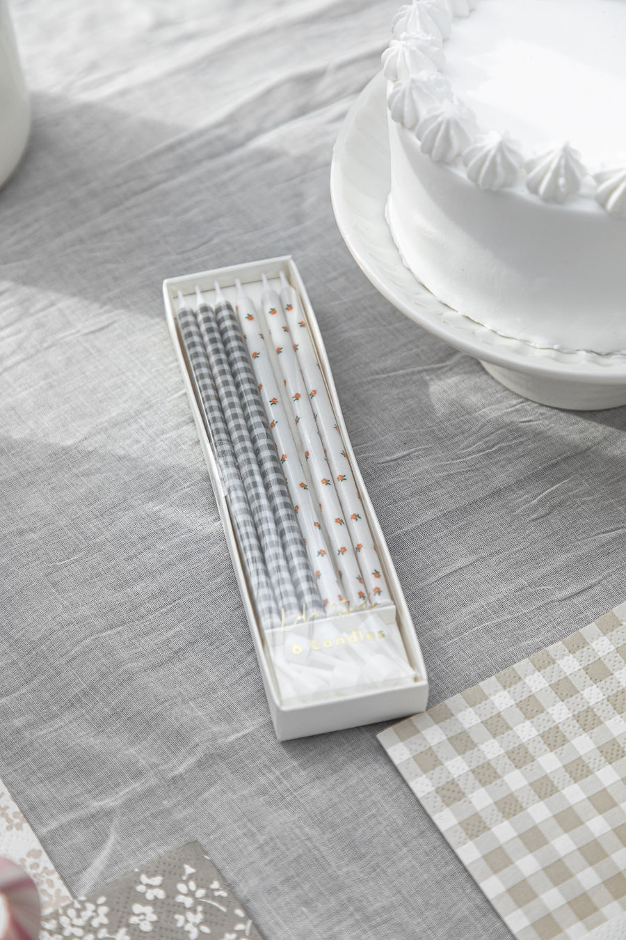 נרות יום-הולדת כתום מוקה - בקרוב