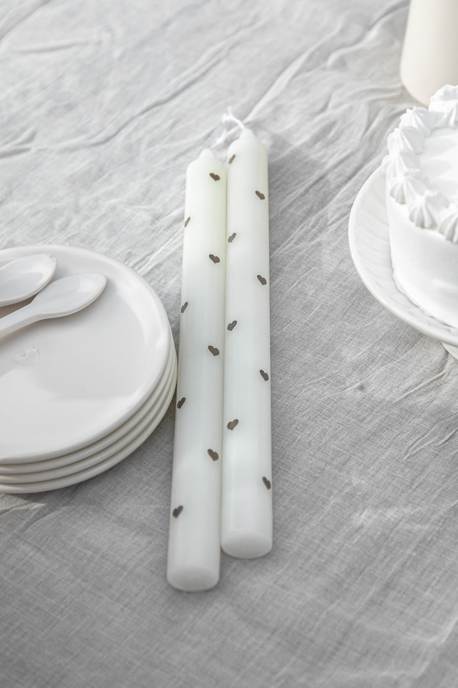 נר שולחן לבבות