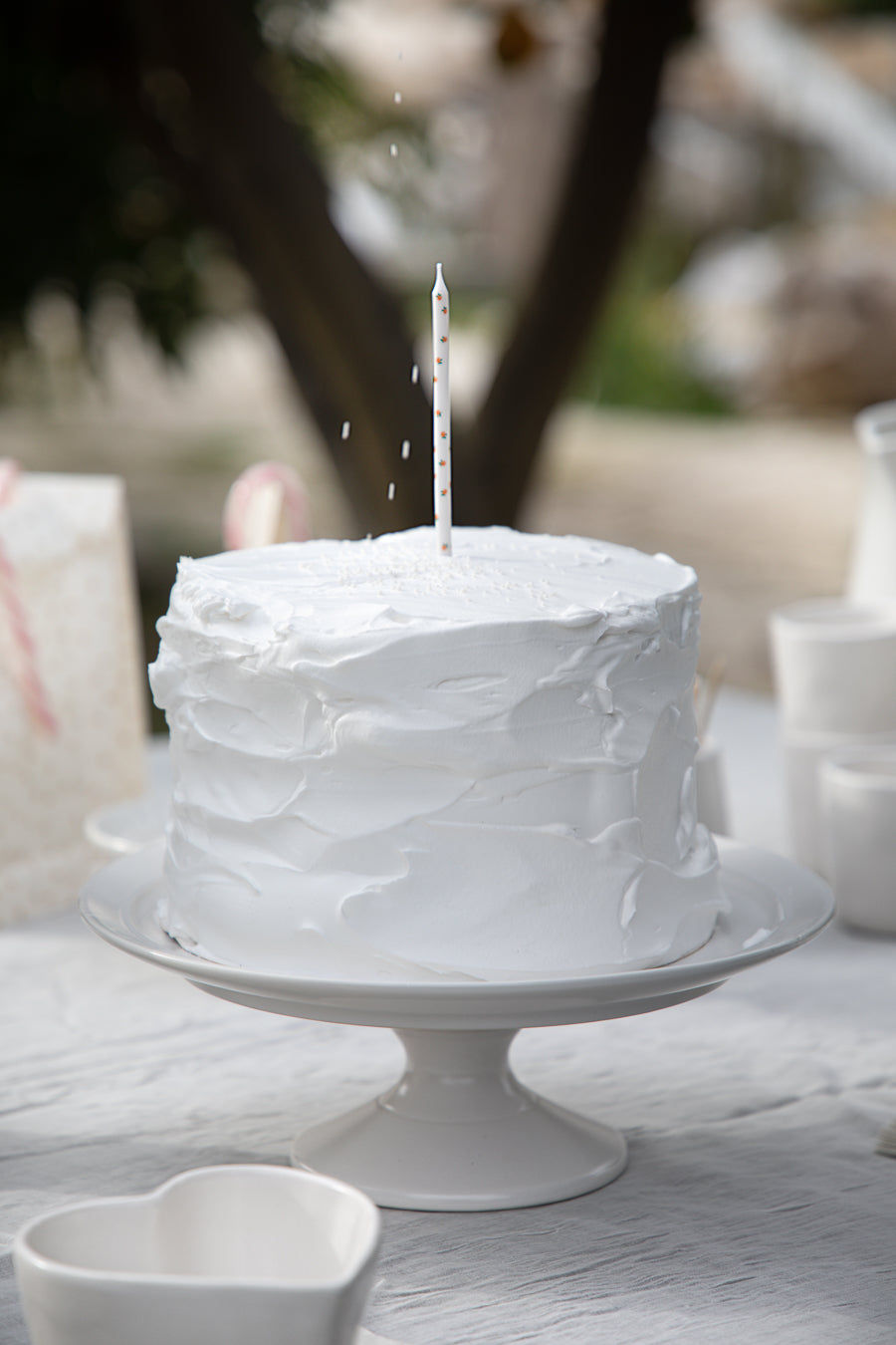 נרות יום-הולדת כתום מוקה - בקרוב