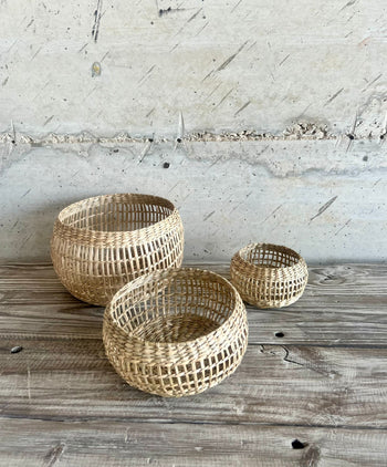 סל רשת עגול בשלושה גדלים