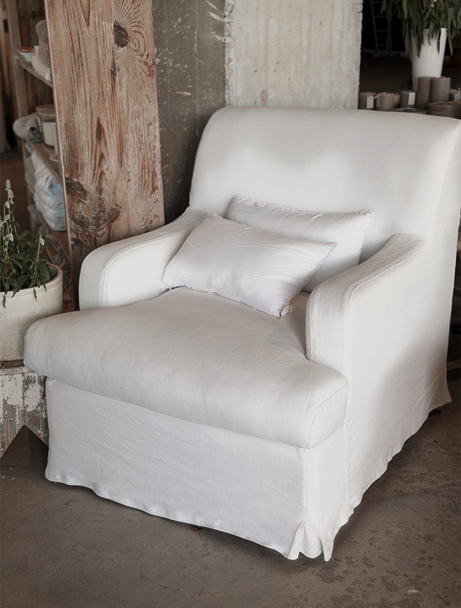 כורסת פשתן פרובנס