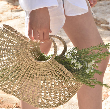 תיק עשב ים ידית עגולה