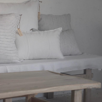 30*50 כרית פשתן פסים