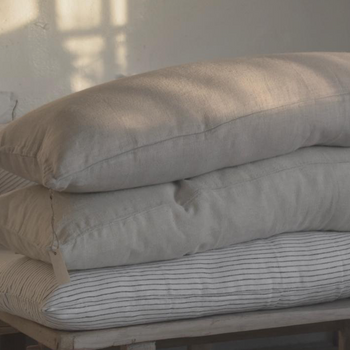 כרית פשתן פסים 50*140