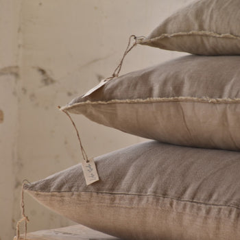 60X90 כרית פשתן גס