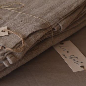 150X250 מפת שולחן מפשתן גס 100%