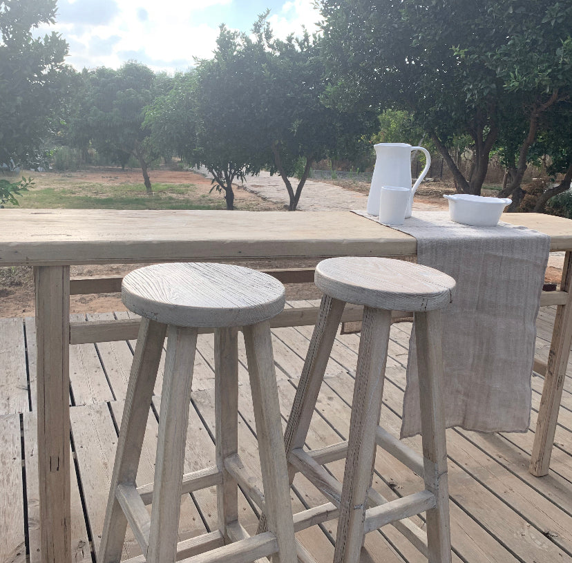 קונסולה מעץ ממוחזר